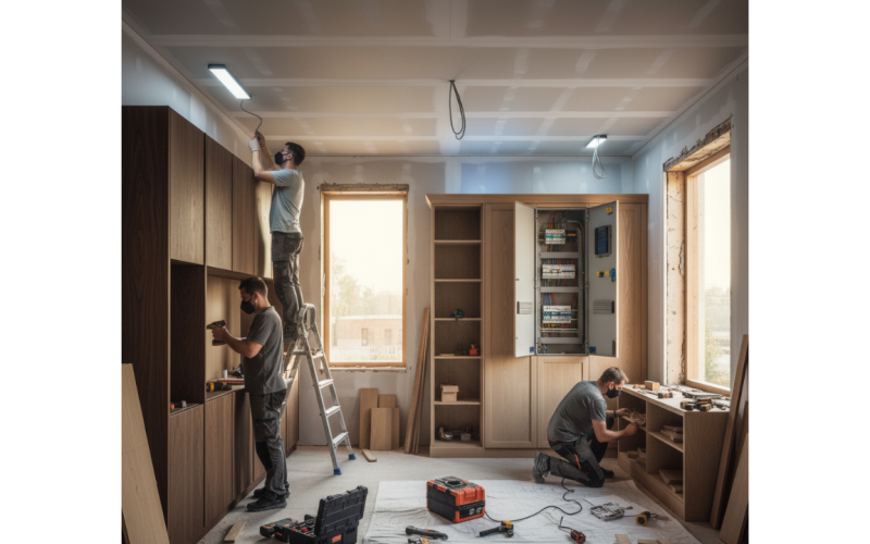 Electrical Work in Progress – Construction Update 2025